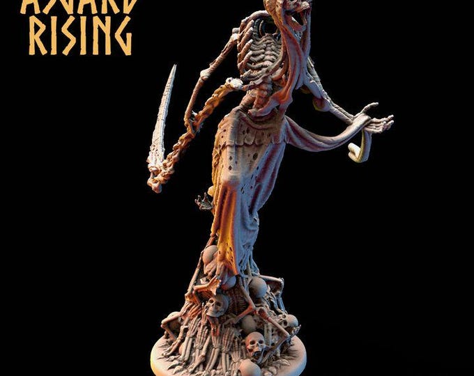 Zmora Harbinger of Death - Unpainted Resin Undead Boss Miniature for DnD