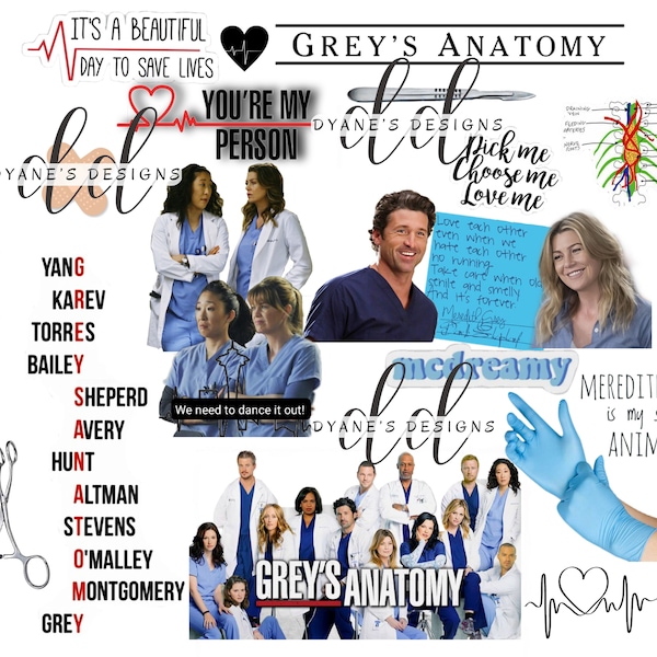 Greys Anatomy 20 oz. sublimation wrap