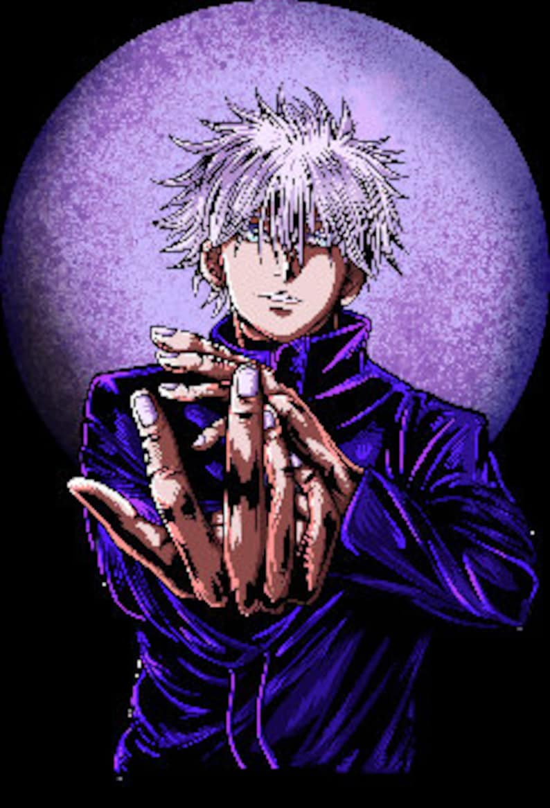 Satoru Gojo Hollow Purple (jujutsu Kaisen) Vinyl Sticker - Etsy