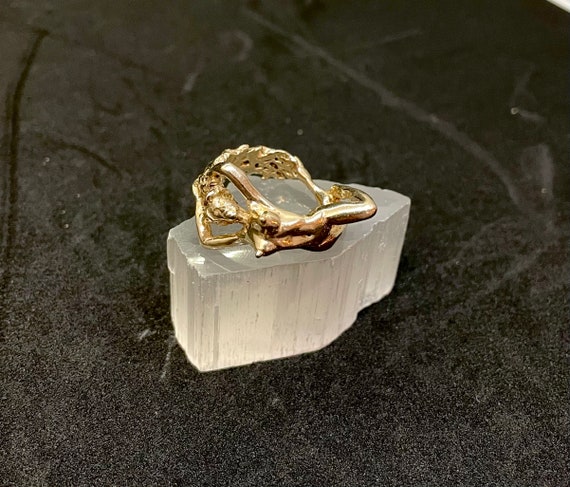 Solid Gold Statement Ring - image 5