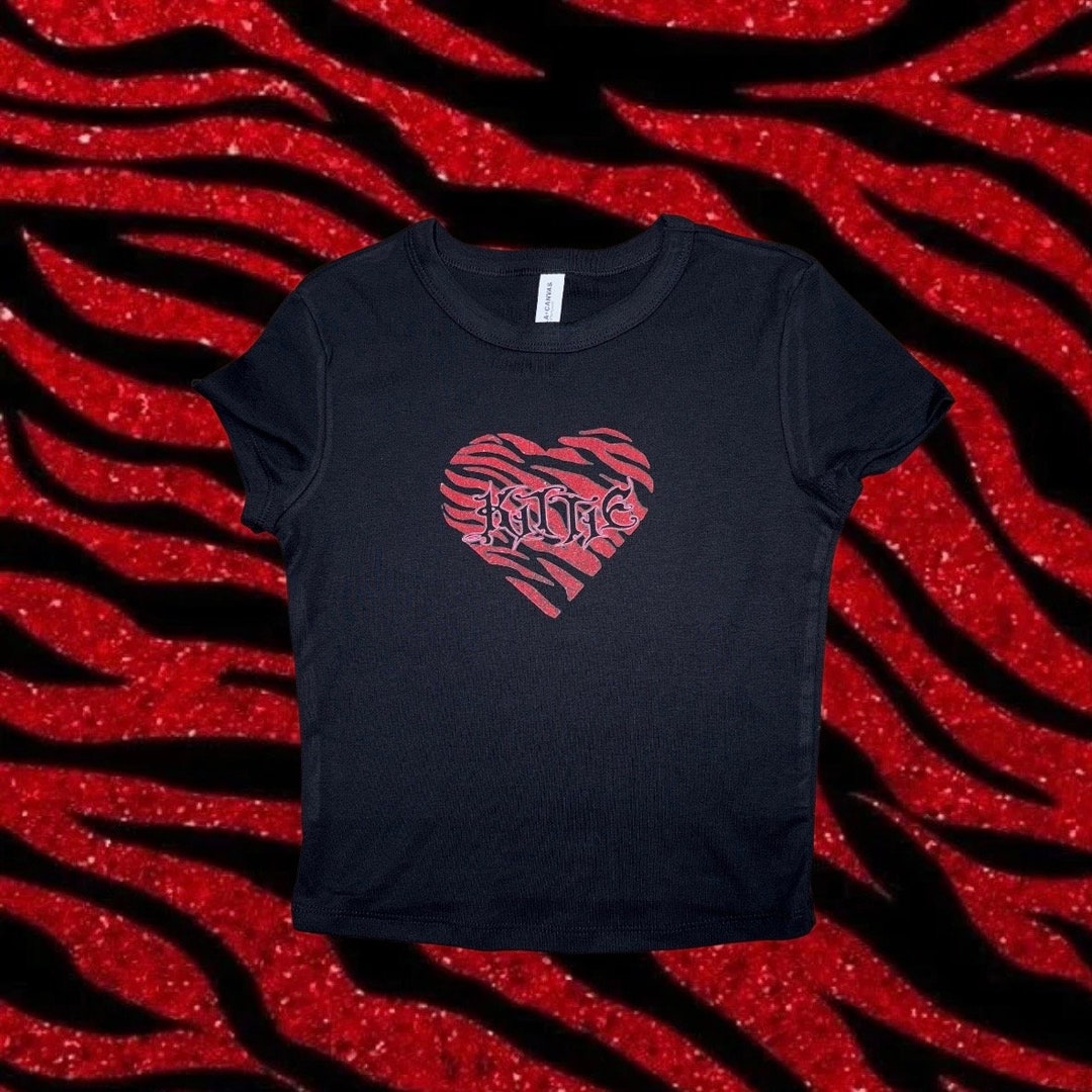 Jet Set Heart Baby Tee main image 1