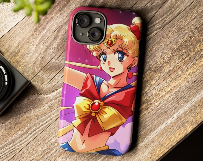 Sailor Moon Tough Phone Case, Durable Anime-Inspired Cover, Protective Gear, Otaku Birthday Gift, Anime Sailor Moon Phone Case, Anime Fans