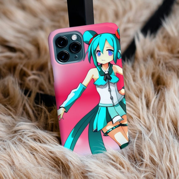 Hatsune Miku Phone Cases, Vocaloid, Hatsune Miku Slim Phone Case, Anime Lover Gift, Gifts for her, Kawaii Phone Cases, Japanese Phone Case