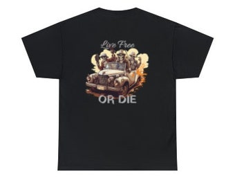 Live Free OR DIE - Men's Heavy Cotton Tee