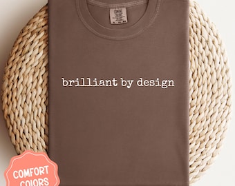 Empowering Shirt Nerd Gift for her Comfort Colors Inspirational Shirt Positive Saying Shirt Self Care TShirt Self Affirmations I am Enough