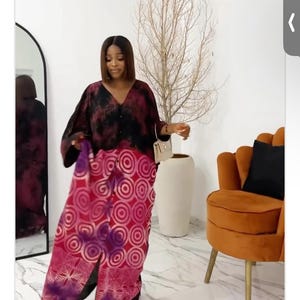 Maxi African Print Dress