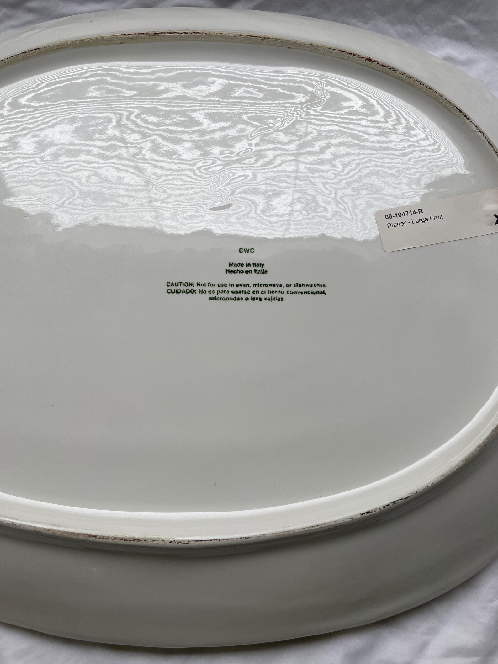 CWC Italian Jumbo Kiwi, Pomegranate, and Watermelon Oversized Platter ...