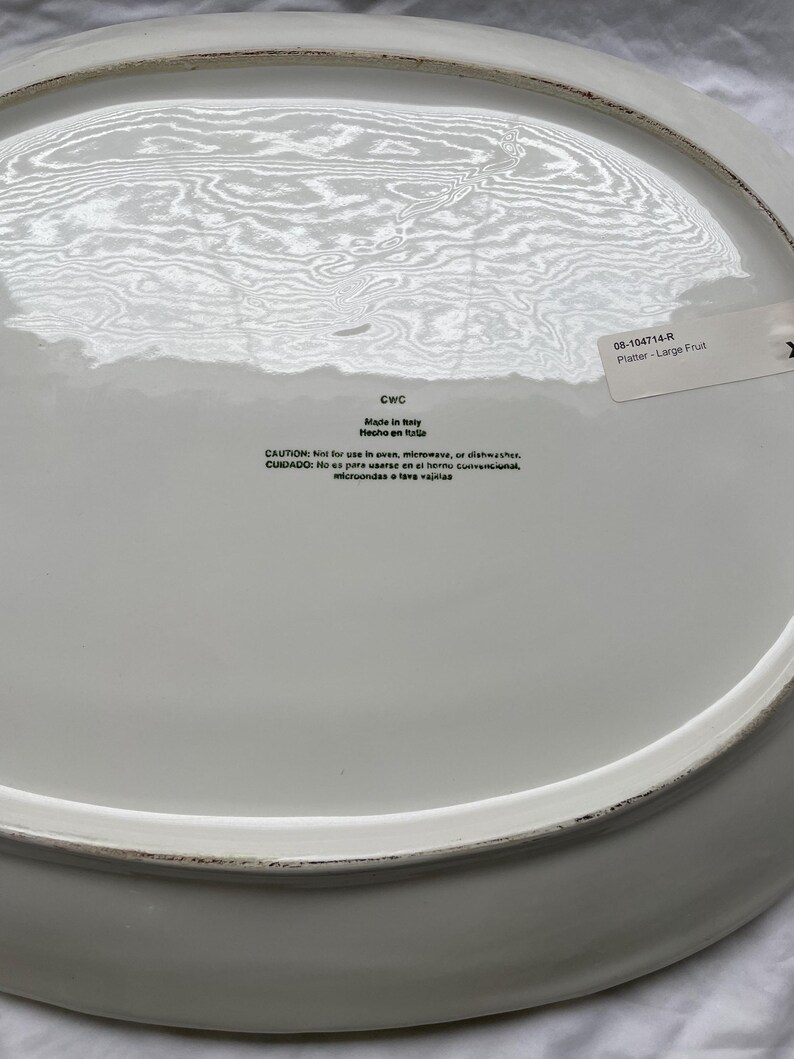 CWC Italian Jumbo Kiwi, Pomegranate, and Watermelon Oversized Platter ...