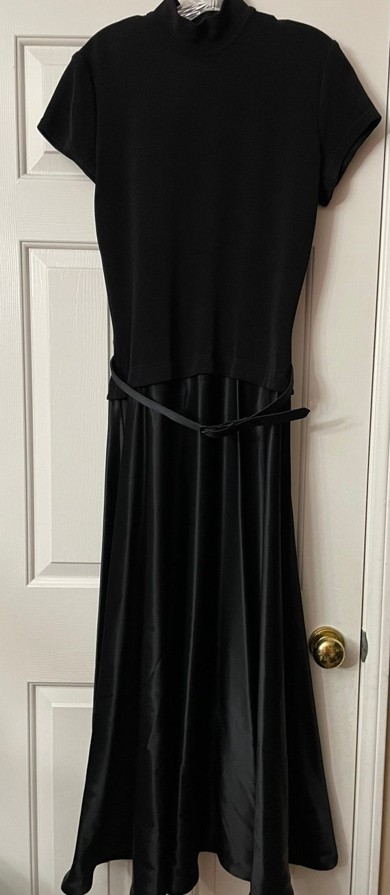 Tadashi Neiman Marcus Black Formal Gown, Size 12 P
