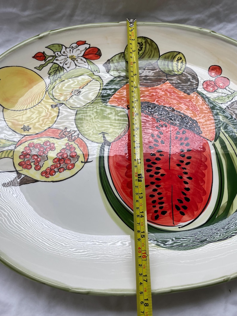 CWC Italian Jumbo Kiwi, Pomegranate, and Watermelon Oversized Platter ...