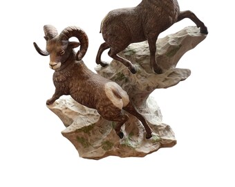 Lenox Bighorn Sheep Figurine Wildlife of the Seven Continents North America 8”