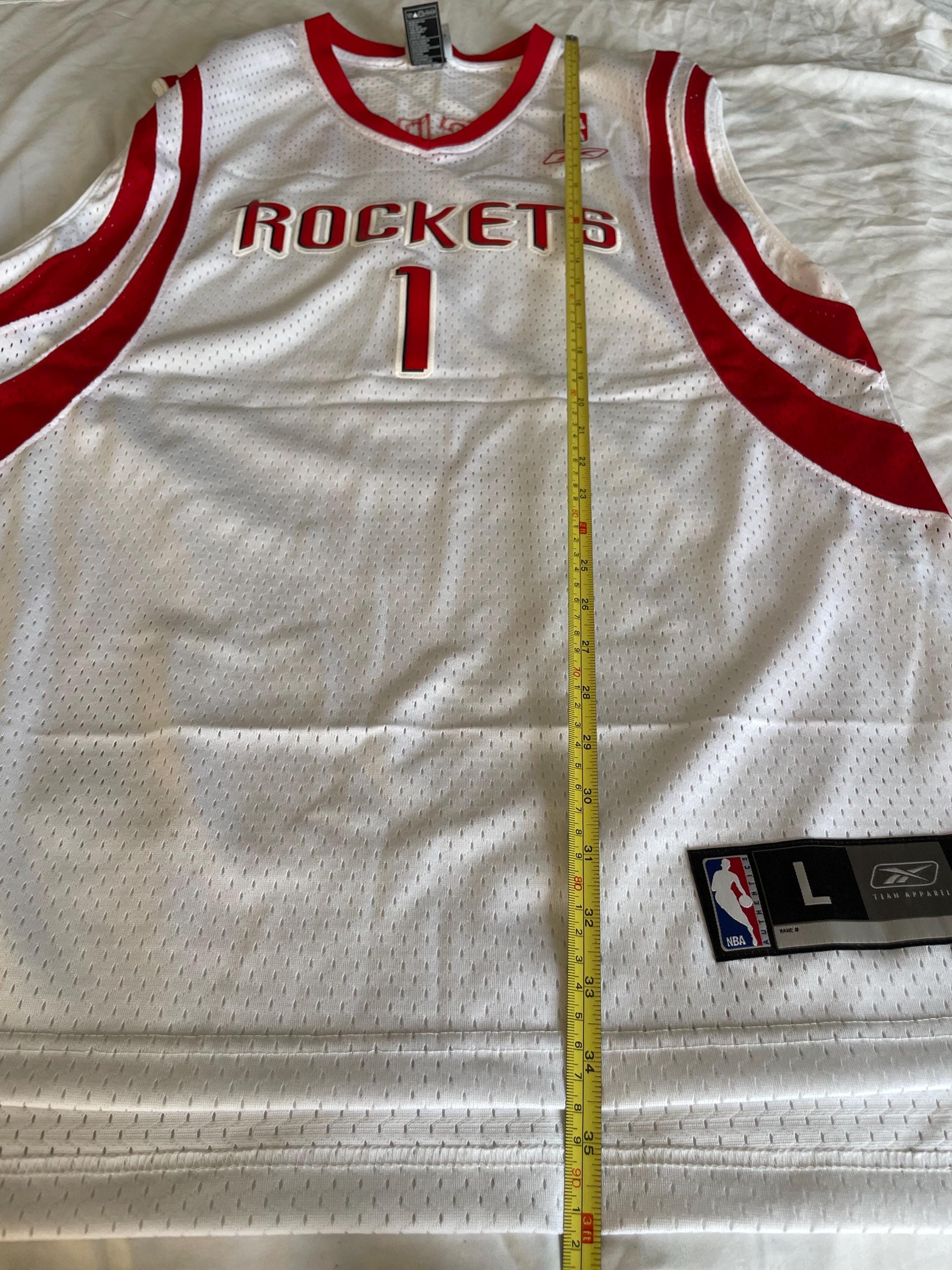 Vintage Reebok Houston Rockets NBA Tracy Mcgrady Jersey Mens L