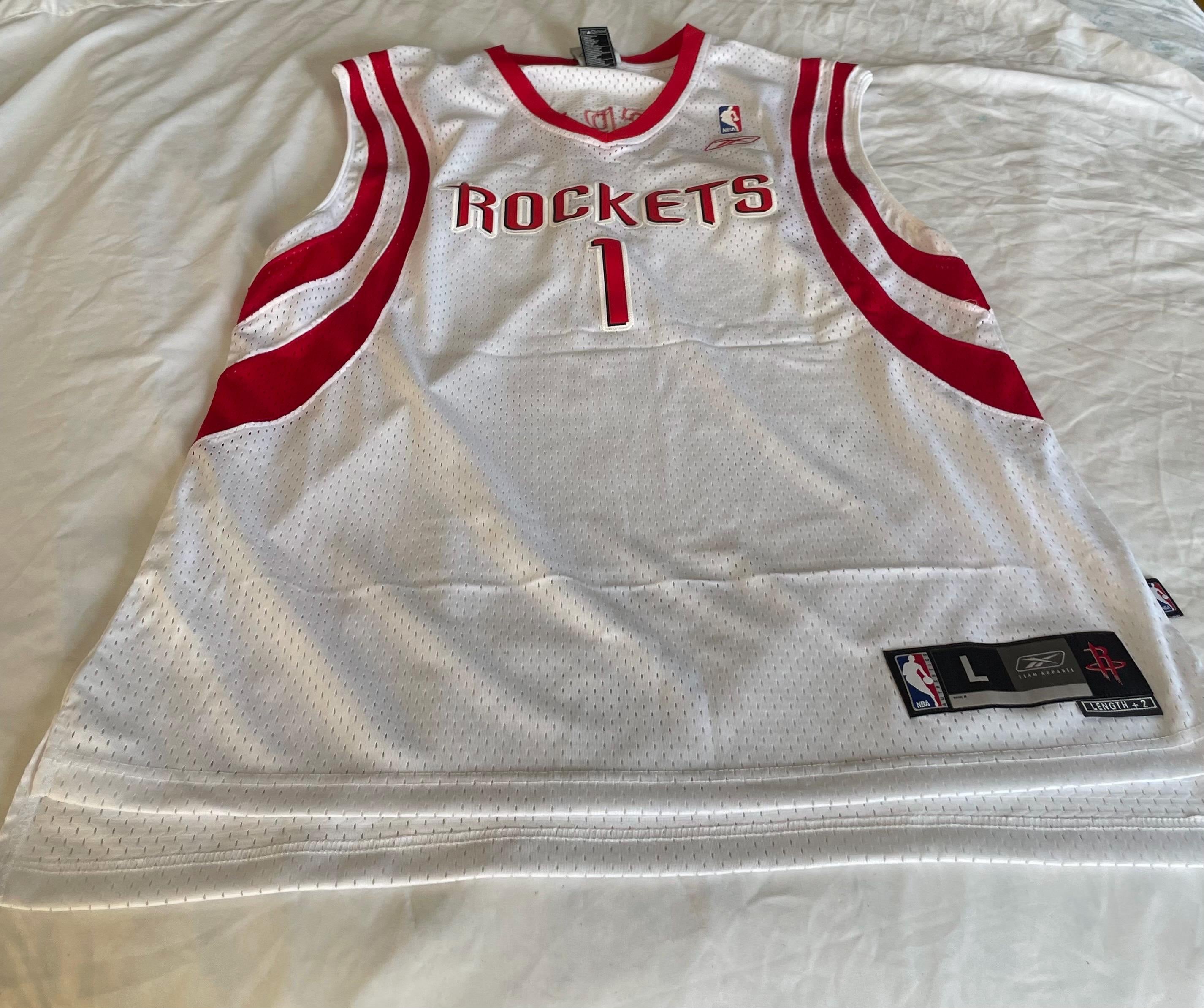 Vintage Reebok Houston Rockets NBA Tracy Mcgrady Jersey Mens L