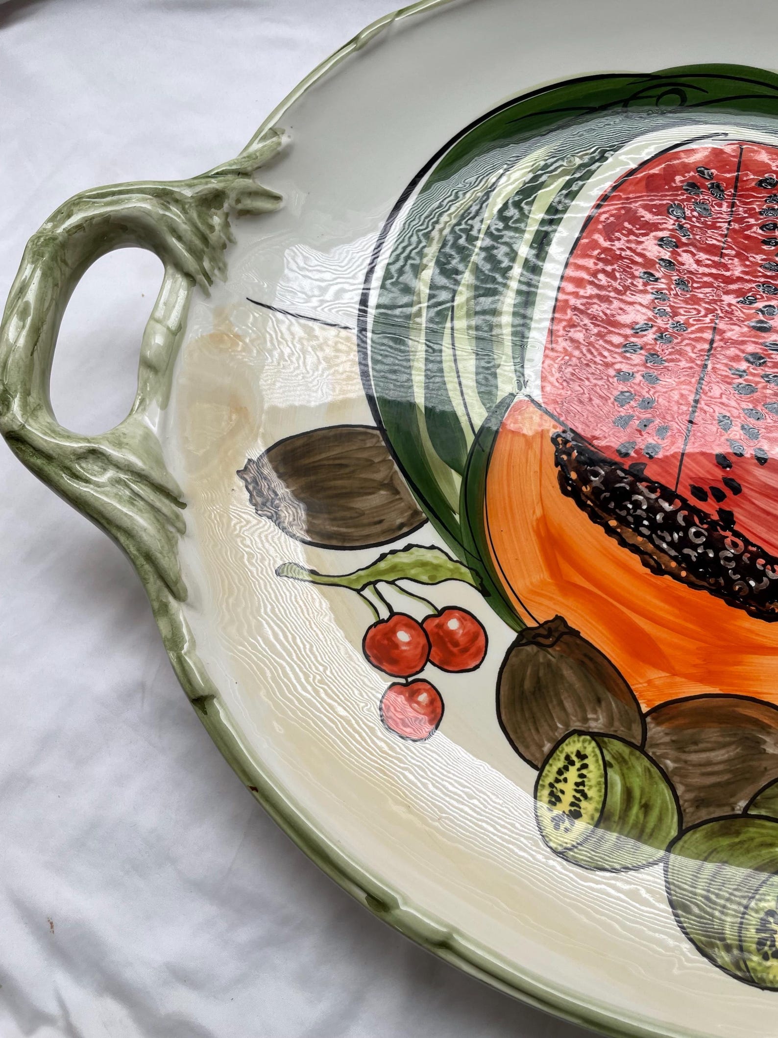 CWC Italian Jumbo Kiwi, Pomegranate, and Watermelon Oversized Platter ...