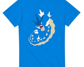 ギャラドスをモチーフにしたTシャツ | ユニセックス | 日本製 | 大人