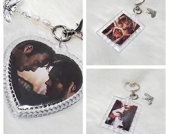 Hannigram-sleutelhanger van acryl
