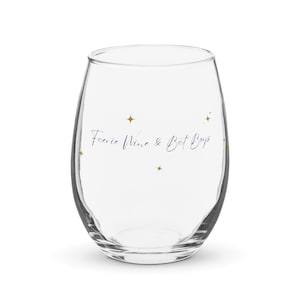 Faerie Wine Glass | BAT BOYS | ACOTAR | Faerie Wine & Bat Boys | Acotar Stemless Wine Glass | Night Court Glassware