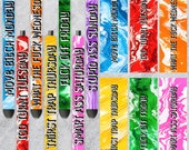 Days of the Week Pen Wrap PNG Seamless Bundle, Marble Pattern Pen Wrap Sublimation Design PNG, Colorful Marble Pattern Digital Download PNG