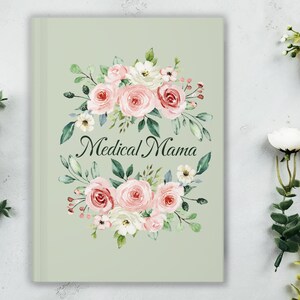 Diario de mamá médica, regalo del día de la madre para mamás con necesidades especiales, mes de concientización, comunidad de discapacitados, mamá de niños con problemas médicos complejos, cuaderno, bloc de notas