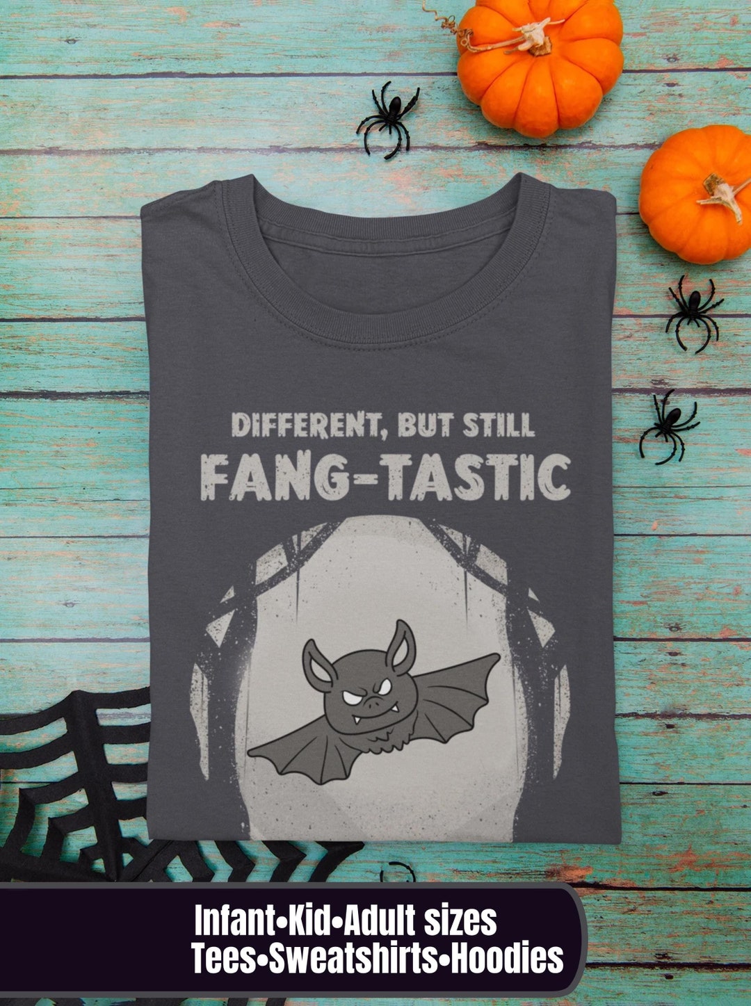 Halloween Vampire Bat Tshirt, Autism Awareness - Different but ...