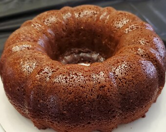 Chocolate Bundt Round Cake With Hole In The Middle 8