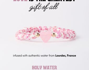 HOLY WATER Porcelain Heart Bracelet
