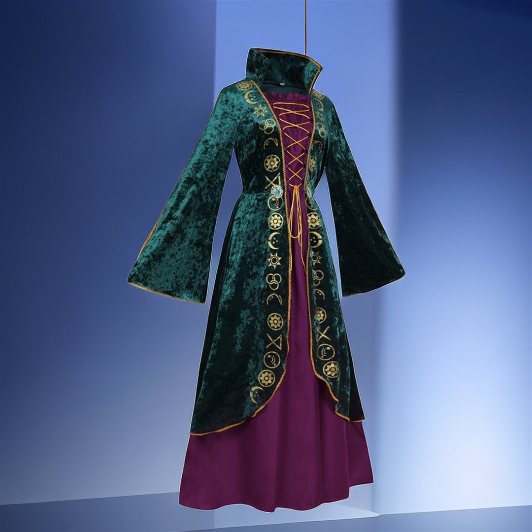 The Middle Ages Witch Cloak Cosplay Costume Fabulous Adult Etsy