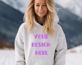 Custom Hoodie | personalisierter Hoodie mit deinem Design, Logo, Text | Front & Back Print