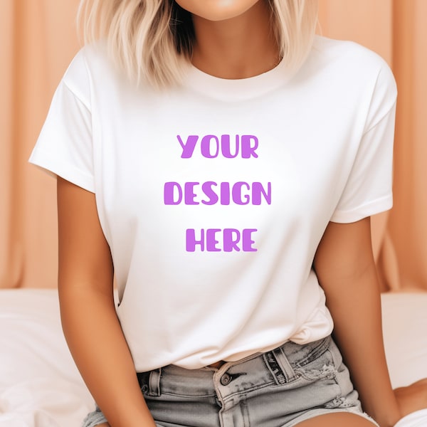 Custom T-Shirt | personalisiertes T-Shirt mit deinem Design, Logo, Text | Front & Back Print