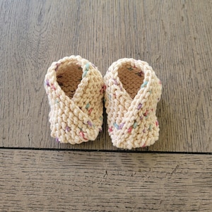 All Season Handmade Knit Baby Booties