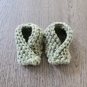 All Season Sage Baby Booties