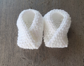 Botitas blancas para bebé de 3 a 6 meses para todas las estaciones