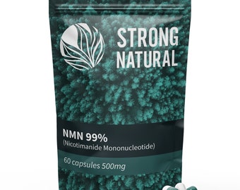NMN 99% - 60 Capsules 500mg - Nicotinamide Mononucleotide - energy & vitality boost
