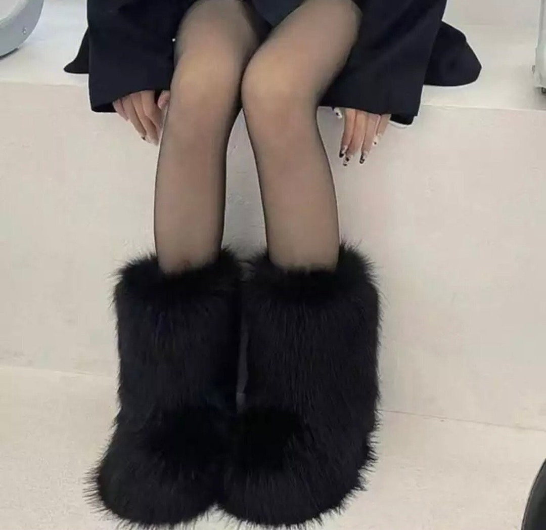 faux fur boots uk