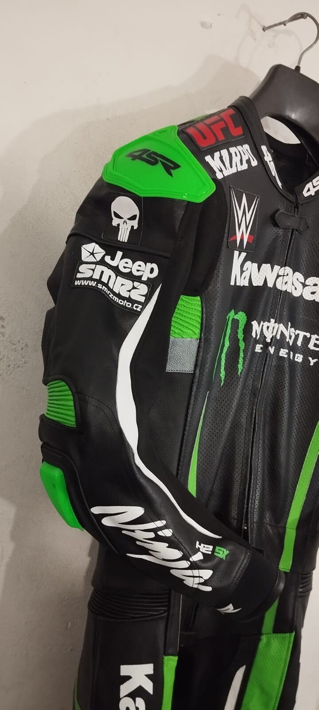 Tuta Da Motociclista Xavia - Certificata CE AAA, Pelle Vacchetta, Con Armatura - Foto 6