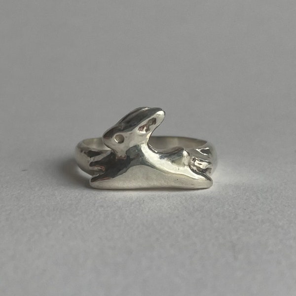 La Conejita, Bunny Ring | Sterling 925 Silver Ring | Handmade Silver Ring