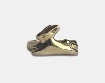 La Conejita, Bunny Ring | Gold Vermeil Ring | Gold Plated Sterling Silver Ring