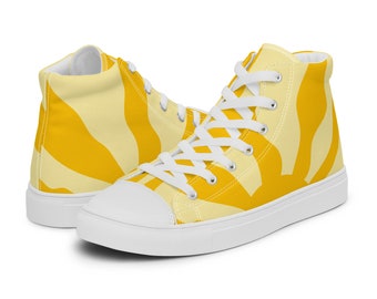 Rise and Shine: Sunrise Women’s High Top Canvas Shoes – Elevate Your Style!