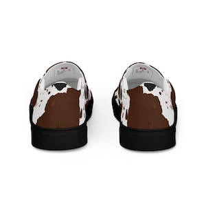 Trendy Cow Print Women's Slip-On Canvas Shoes – Comfortable & Stylish Footwear