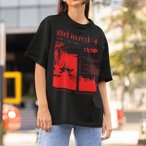 Girl in hotsell red t shirt