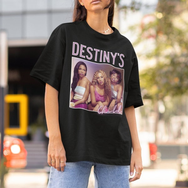 Limited Retro Destiny's Child Shirt, 90s Music Tee, R&B Group T-Shirt, Music Tour Merch, Pop Culture Gift, Graphic Tee, Girl Group T-Shirt