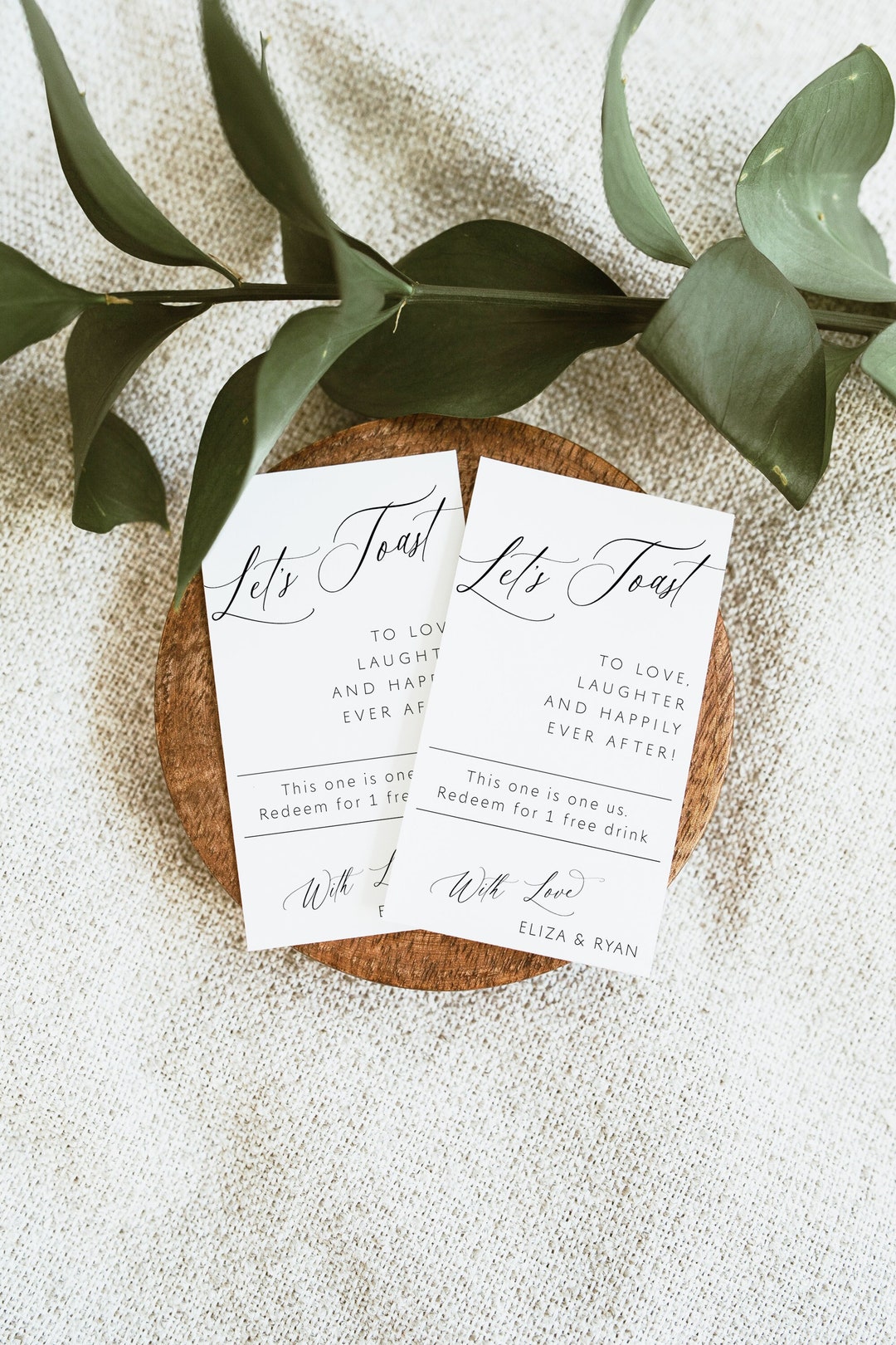 Wedding Drink Tickets Template, Editable in Templett, Instant Download, Printable Free Drink ...