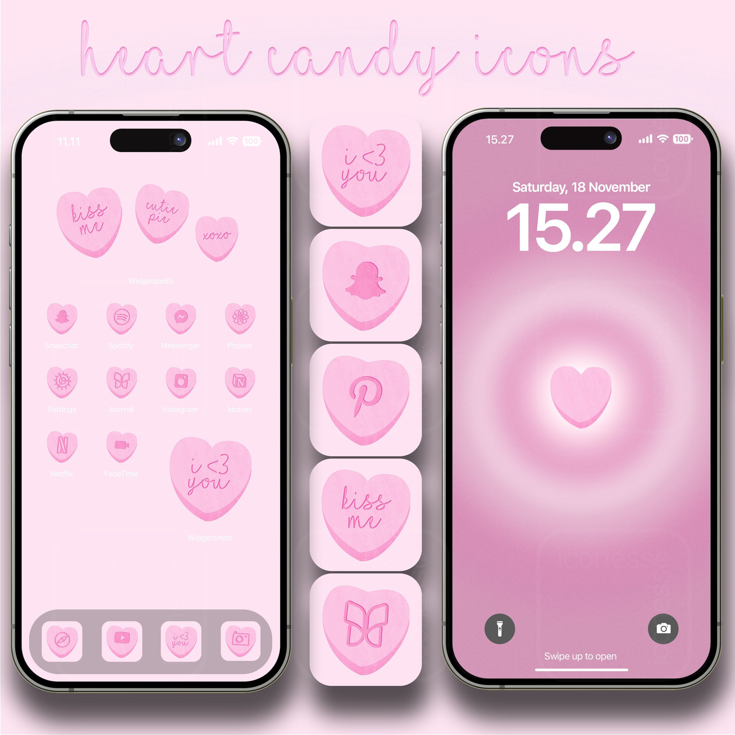 105 Free Light Pink App Icons For Your iPhone - The Clever Heart
