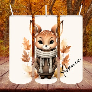 Tumbler, niedliche Tierbabys, niedliche Kleintiere, personalisiert, Thermobecher