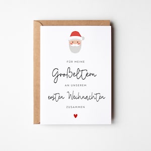 Erstes Weihnachten als Großeltern Karte | Erstes Weihnachten als Oma & Opa | Weihnachtskarte für frischgebackene Großeltern