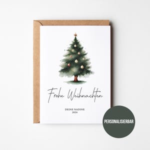 Personalisierte Weihnachtskarte für Freunde & Familie | Weihnachtsgrüße an Kollegen und Kolleginnen | Karte für Partner und Partnerinnen