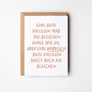 Kollegin Geschenk | Personalisierte Karte | Lustiges Geschenk | Geburtstagsgeschenk | Lieblingskollegin | Kollegen | Weihnachtsgeschenk