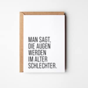Lustige Geburtstagskarte zum 30., 40. oder 50. | Geschenk 30. Geburtstag | Geschenkidee für runde Geburtstage | 30, 40, 50 Jahre