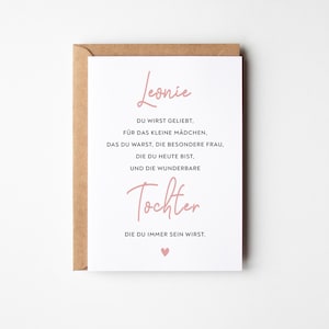 Geburtstagskarte für Tochter | Karte von Mama & Papa | Perfektes Geschenk für Tochter I Originelle Karte zum Geburtstag