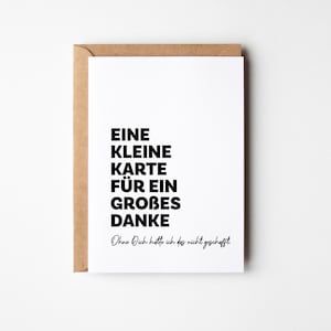 Dankeskarte für Familie,Freunde und Helfer I Perfekt für persönliche Hilfe, Geburtshilfe, Hochzeiten, berufliche Unterstützung & Neuanfänge